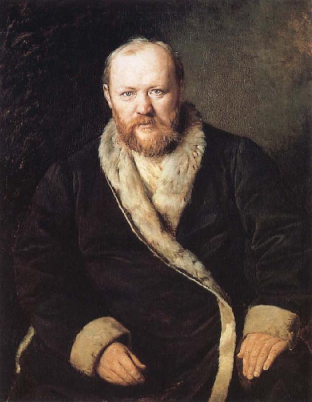 Vasily Perov Portrait of the Writer Alexander Ostrovsky